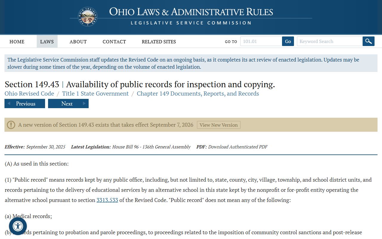 Ohio public records law for Monroe County jail mugshots